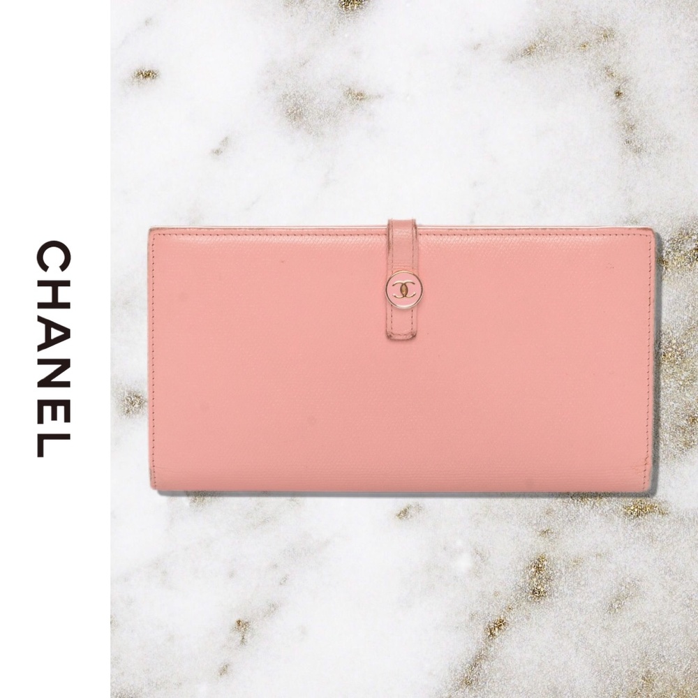 100% Authentic CHANEL Vintage Long Wallet